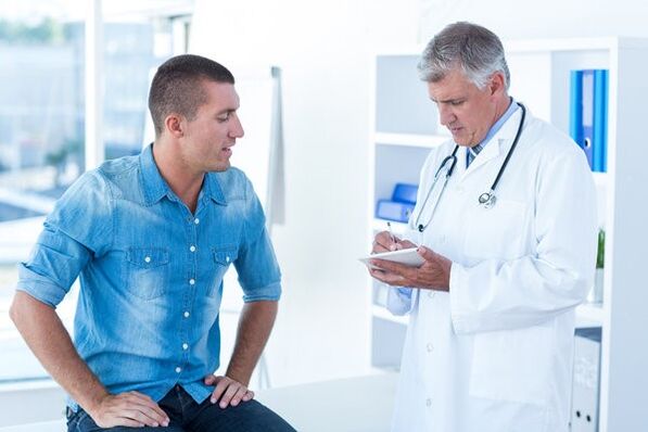 Seeing a doctor for chronic prostatitis